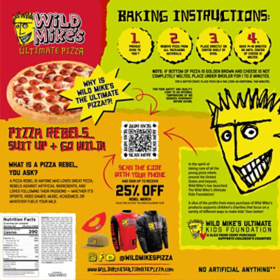 Wild Mike's Ultimate Super Size Pepperoni Frozen Pizza - 40.25 Oz - Image 5