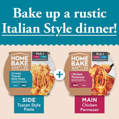 HomeBake 425°/:30 Creamy Tuscan Style Pasta Frozen Side  - 20.6 Oz - Image 8