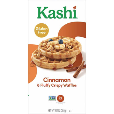 Kashi Frozen Waffles Cinnamon Vegan and Gluten Free 8 Count - 10.1 Oz - Image 5