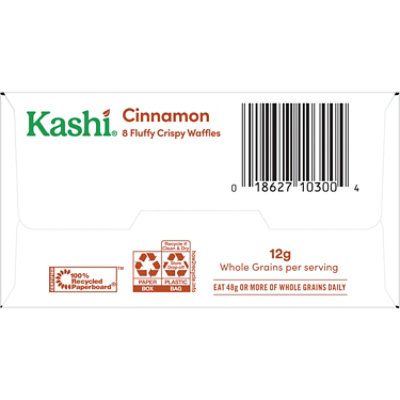 Kashi Frozen Waffles Cinnamon Vegan and Gluten Free 8 Count - 10.1 Oz - Image 7