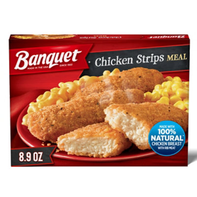 Banquet Chicken Strips Frozen Meal - 8.9 Oz