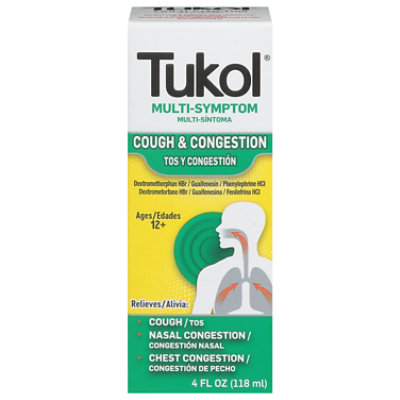 Tukol Multi Symptom Cold Extra Stength Adult - 4 Fl. Oz. - Image 3