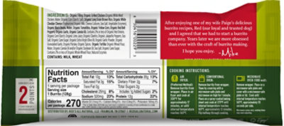 Reds Organic Chicken Cilantro Lime Burrito - 4.5 Oz - Image 7