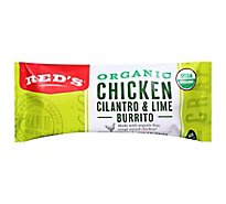 Reds Organic Chicken Cilantro Lime Burrito - 4.5 Oz