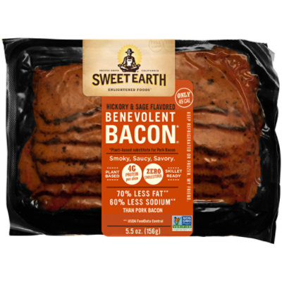 Sweet Earth SWEET EARTH Hickory & Sage Flavored Benevolent Bacon - 5.5 Oz