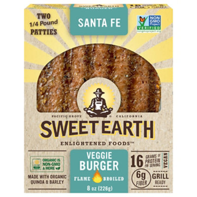 Sweet Earth Santa Fe Veggie Burger - 8 Oz - Image 1