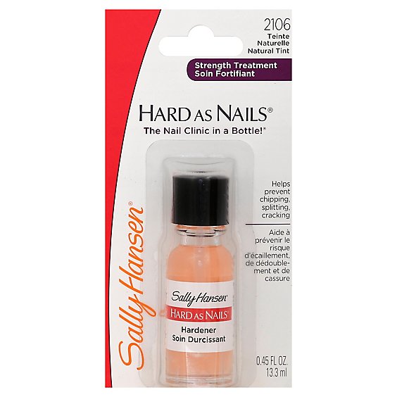 Sally Hansen Hard As Nails Hardener Strength Treatment Natural Tint 2106 - 0.45 Fl. Oz.