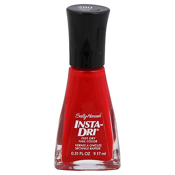 Sally Hansen Insta-Dri Nail Color Fast Dry Rapid Red 280 - 0.31 Fl. Oz.