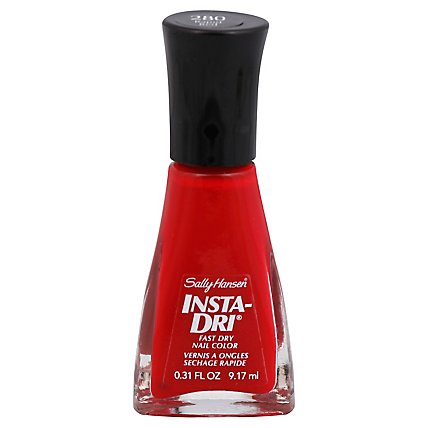 Sally Hansen Insta-Dri Nail Color Fast Dry Rapid Red 280 - 0.31 Fl. Oz. - Image 1