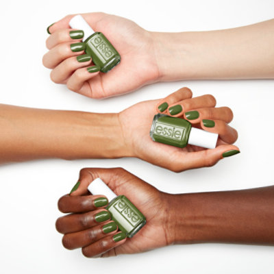 essie salon-quality nail polish vegan formula vibrant green Willow In The Wind - 0.46 Fl. Oz. - Image 3