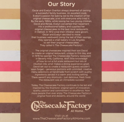 Cheesecake Factory Cake Cheesecake Grand Selection - Each - Image 6