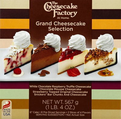 Cheesecake Factory Cake Cheesecake Grand Selection - Each - Albertsons