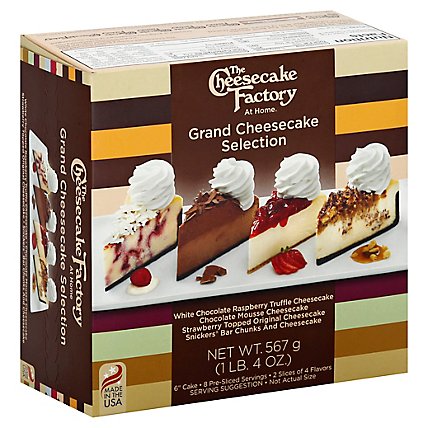 Cheesecake Factory Cake Cheesecake Grand Selection - Each - Image 1
