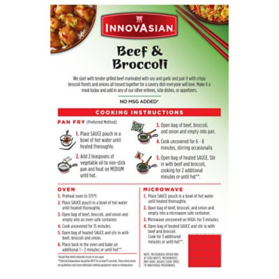 InnovAsian Cuisine Entrees Beef And Broccoli - 18 Oz - Image 6