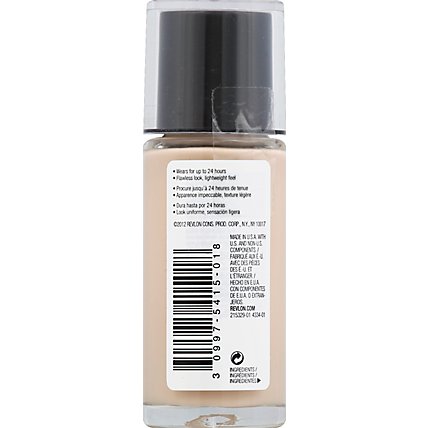 Revlon ColorStay Makeup 24 Hrs Normal/Dry Skin Ivory 110 - 1 Fl. Oz. - Image 3