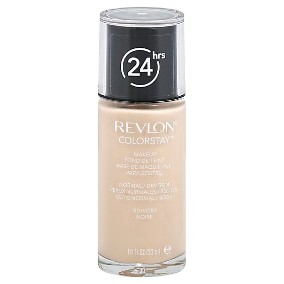 Revlon ColorStay Makeup 24 Hrs Normal/Dry Skin Ivory 110 - 1 Fl. Oz.