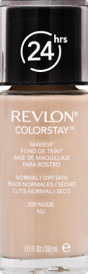 Revlon ColorStay Makeup 24 Hrs Normal/Dry Skin Nude 200 - 1 Fl. Oz. - Image 2