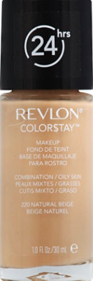 Revlon Color Stay Make Up Natural Beige - 1 Oz - Image 2