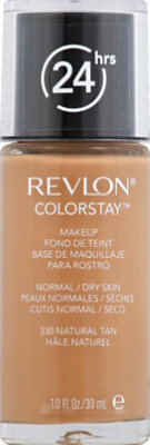 Revlon ColorStay Makeup 24 Hrs Normal/Dry Skin Natural Tan 330 - 1 Fl. Oz. - Image 2