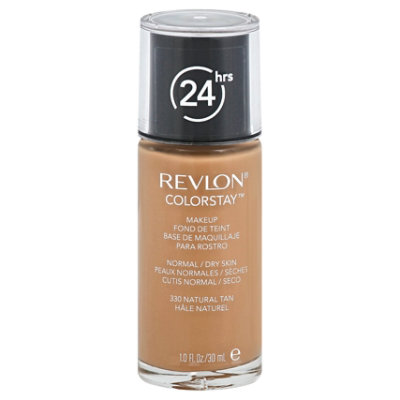 Revlon ColorStay Makeup 24 Hrs Normal/Dry Skin Natural Tan 330 - 1 Fl. Oz. - Image 1