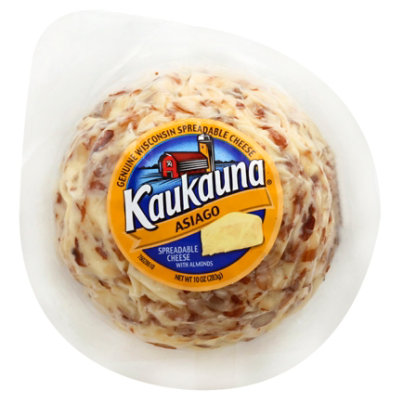 Kaukauna Asiago Spreadable Cheese Ball - 10 Oz. - Image 1