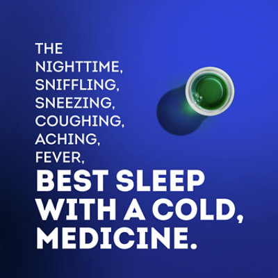 Vicks NyQuil Cold & Flu Medicine Nighttime Relief Liquid Original - 2-12 Fl. Oz. - Image 3