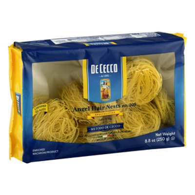 De Cecco Pasta No. 209 Angel Hair Nests Box - 8.8 Oz - Image 4