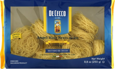 De Cecco Pasta No. 209 Angel Hair Nests Box - 8.8 Oz - Image 1