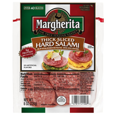 Margherita Pillow Salami Pack Hard - 8 Oz