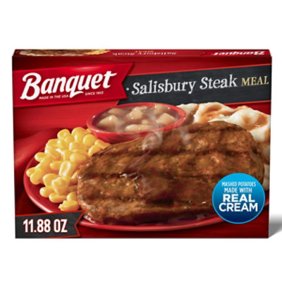 Banquet Salisbury Steak Frozen Meal - 11.88 Oz - Image 1