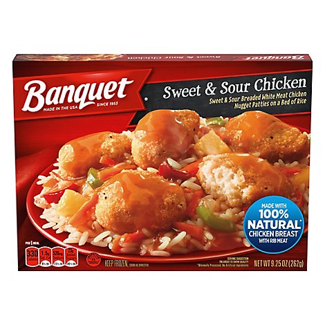 Banquet Meal Sweet & Sour Chicken - 9.25 Oz