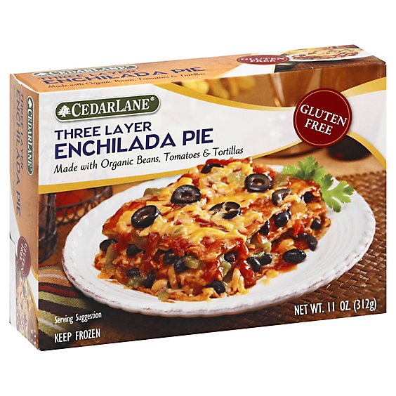 Cedar Lane Enchilada Pie Three Layer Gluten Free - 11 Oz