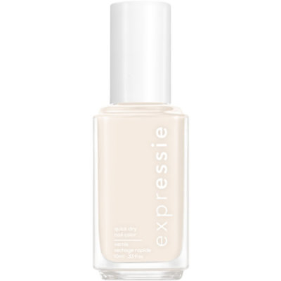 Essie Expressie 8 Free Vegan Eggshell White Daily Grind Quick Dry Nail Polish - 0.33 Oz