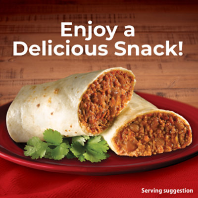 El Monterey Beef & Bean Red Chili Burritos Family Size 8 Count - 32 Oz - Image 2
