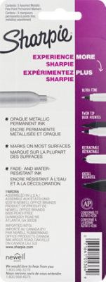 Sharpie Permanent Marker Fine Metallic Assorted - 3 Count - Image 4