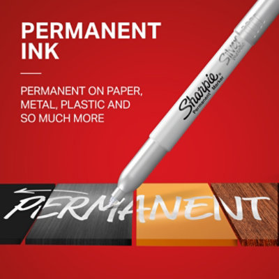 Sharpie Permanent Marker Fine Metallic Assorted - 3 Count - Image 3