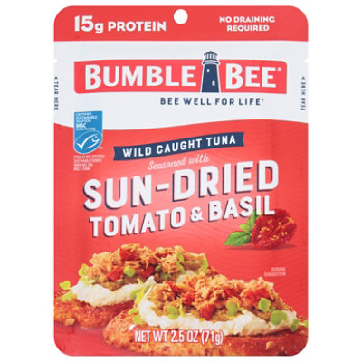 Bumble Bee Tuna Seasoned Sun-Dried Tomato & Basil - 2.5 Oz - Image 3