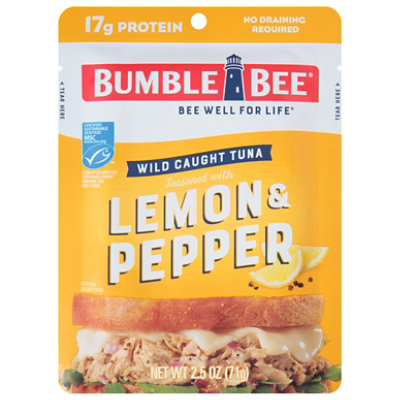 Bumble Bee Tuna Seasoned Lemon & Pepper - 2.5 Oz