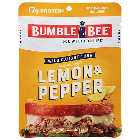 Bumble Bee Tuna Seasoned Lemon & Pepper - 2.5 Oz