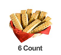 Bakery Breadsticks 10 Inch Plain - 6 Count