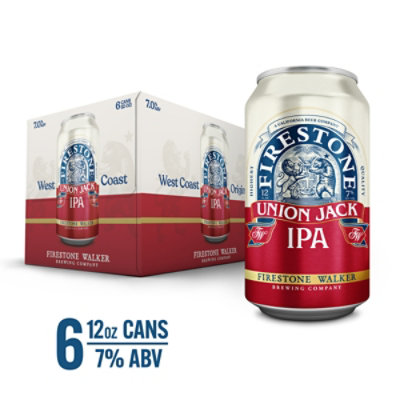 Firestone Walker Union Jack Beer IPA Cans - 6-12 Fl. Oz.