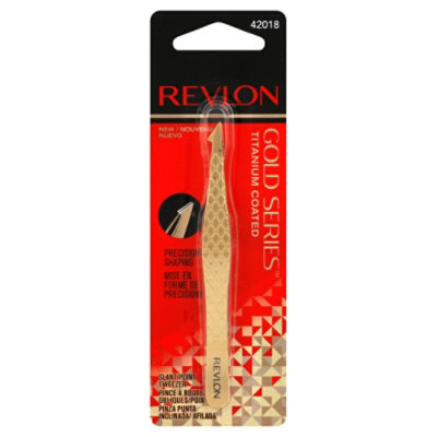 Revlon Gold Series Tweezer Slant/Point - Each