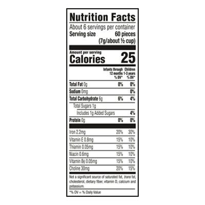 Gerber Grain & Grow Puffs Blueberry Snacks for Baby In Canister - 1.48 Oz - Image 4