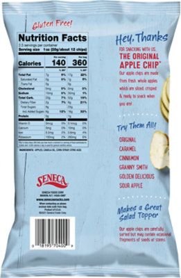 Seneca Apple Chips Granny Smith - 2.5 Oz - Image 5