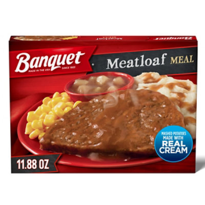 Banquet Meatloaf Frozen Meal - 11.88 Oz - Image 1