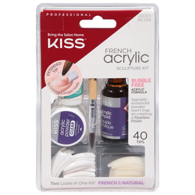 Kiss Acrylic Sculpture Kit French Each albertsons