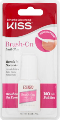 Kiss Nail Glue Brush-On Ultimatee Bond - 0.17 Oz - Image 2