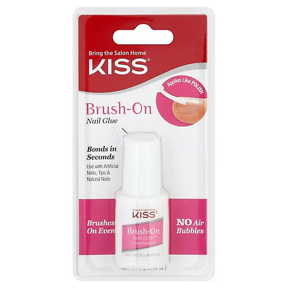 Kiss Nail Glue Brush-On Ultimatee Bond - 0.17 Oz