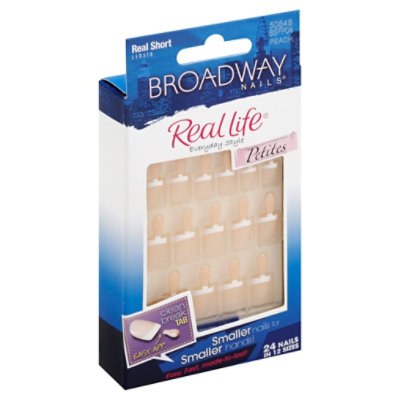 Kiss Broadway Real Life Petites Peach - Each