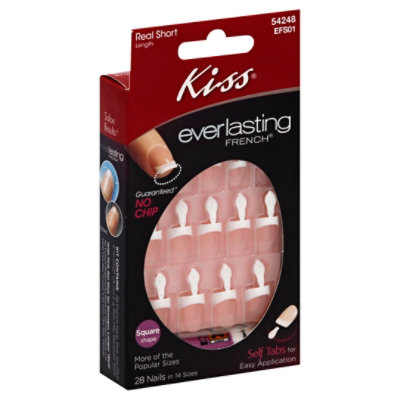 Kiss Square Nail Kit Active Oval Short - Each